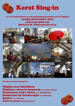 Aankondiging Kerst Sing-in